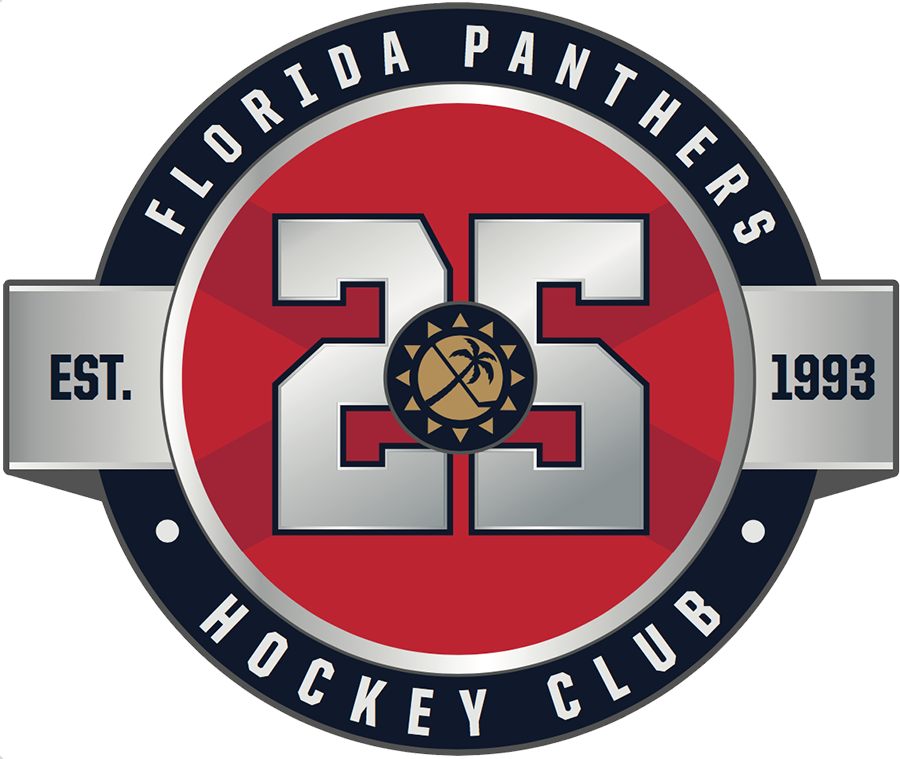 Florida Panthers 2019 Anniversary Logo iron on transfers for T-shirts